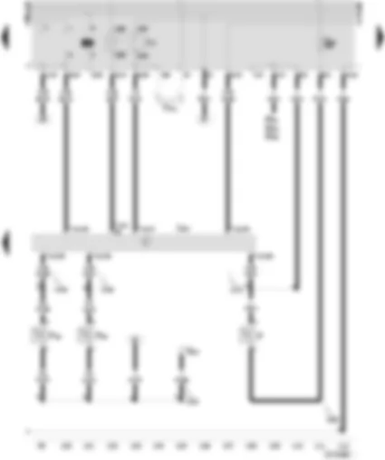 Wiring Diagram  SEAT INCA 2001 - 4LV control unit (injection system) - brake light switch - brake pedal switch - fuel pump relay - clutch pedal switch