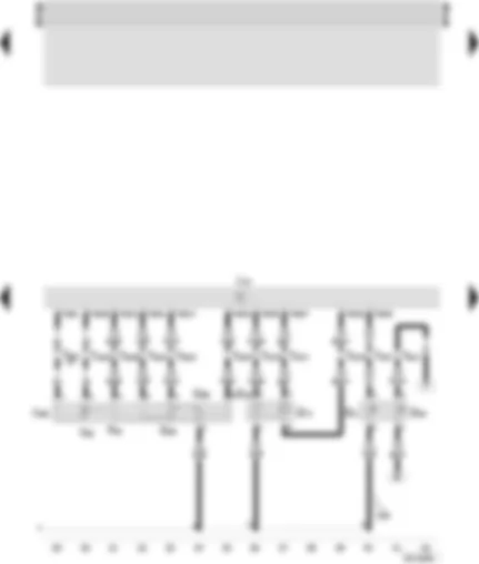 Wiring Diagram  SEAT INCA 2001 - Motronic control unit - coolant temperature sender - throttle valve control unit - intake air temperature sender - intake manifold pressure sender