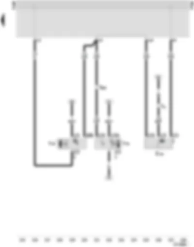 Wiring Diagram  SEAT INCA 2003 - Headlight range control adjuster - headlight range control motor - left - headlight range control motor - right