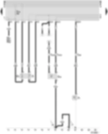 Wiring Diagram  SEAT INCA 2001 - Oil pressure switch - fuel gauge sender - speedometer sender - fuel pump (pre-supply pump)