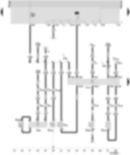 Wiring Diagram  SEAT INCA 2002 - Injection period sender - fuel shut-off valve - exhaust gas recirculation valve - commencement of injection valve - idling speed boost actuator