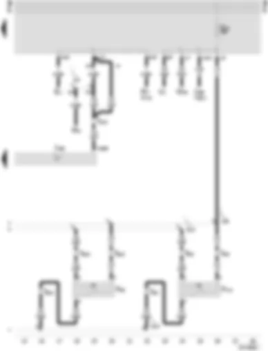 Wiring Diagram  SEAT INCA 2002 - Central locking switch (driver