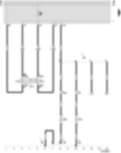 Wiring Diagram  SEAT INCA 2003 - Heated rear window switch - heated rear window switch bulb - heated rear window - left wing door - heated rear window - right wing door