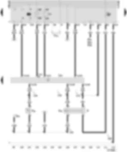 Wiring Diagram  SEAT INCA 2003 - 4LV control unit (injection system) - brake light switch - brake pedal switch - fuel pump relay - clutch pedal switch