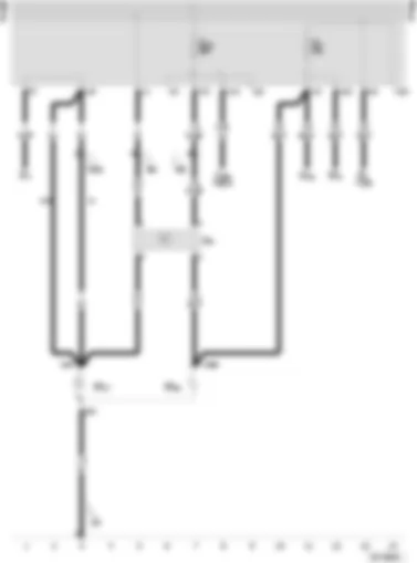 Wiring Diagram  SEAT INCA 2002 - Reversing light bulb - right - brake and tail light bulb - right - buzzer/gong
