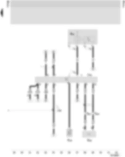 Wiring Diagram  SEAT INCA 2002 - Operating electronics control unit - telephone - telephone microphone - radio/telephone aerial - mobile telephone