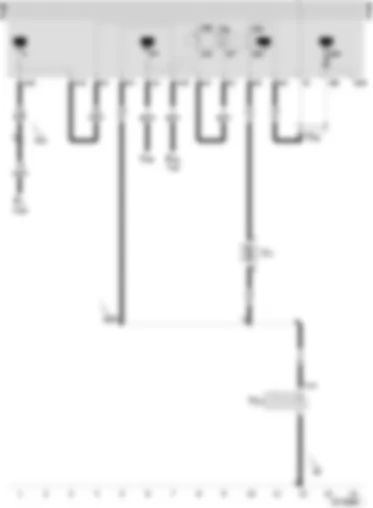 Wiring Diagram  SEAT INCA 2001 - Headlight washer system pump - headlight washer system relay