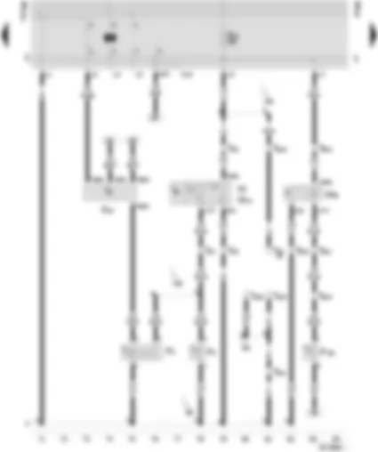 Wiring Diagram  SEAT INCA 2003 - Lights switched on warning buzzer - interior light - front - reading light - front passenger