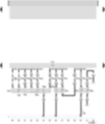 Wiring Diagram  SEAT INCA 2001 - Motronic control unit - coolant temperature sender - throttle valve control unit - intake air temperature sender - intake manifold pressure sender