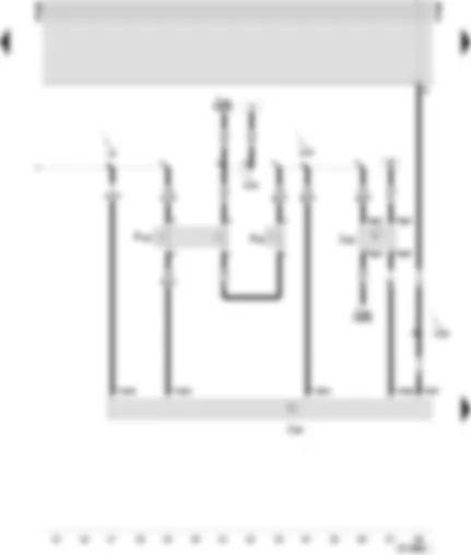 Wiring Diagram  SEAT INCA 2001 - Radiator fan control unit - ambient temperature switch - air conditioner pressure switch