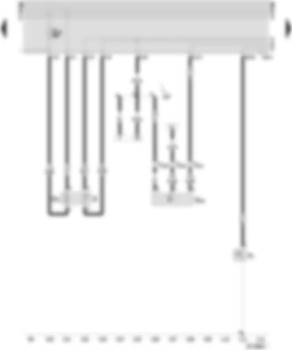 Wiring Diagram  SEAT INCA 2001 - Oil pressure switch - fuel gauge sender - speedometer sender - fuel pump (pre-supply pump)