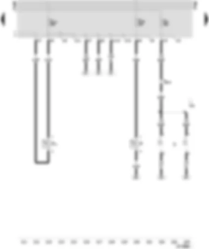Wiring Diagram  SEAT INCA 2003 - Brake light switch - reversing light switch - number plate light