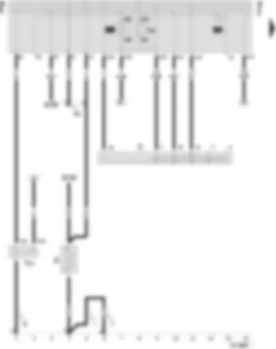 Wiring Diagram  SEAT INCA 2003 - Battery - ignition/starter switch - X contact relief relay