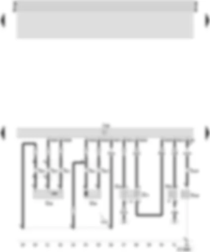 Wiring Diagram  SEAT INCA 2001 - Diesel direct injection system control unit - engine speed sender - needle lift sender - shut-off valve