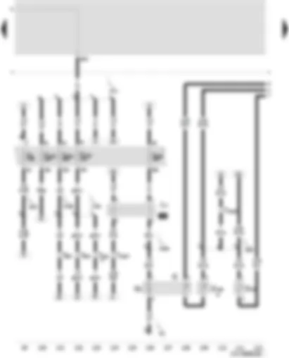 Wiring Diagram  SEAT LEON 2001 - Fuel pump - fuel pump relay - coolant shortage indicator sender - fuel gauge sender