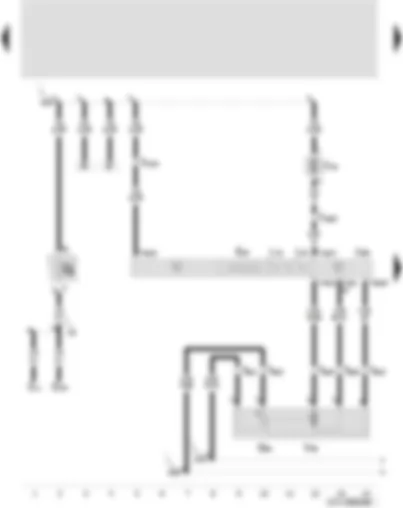 Wiring Diagram  SEAT LEON 2006 - Temperature flap control motor - Climatronic control unit