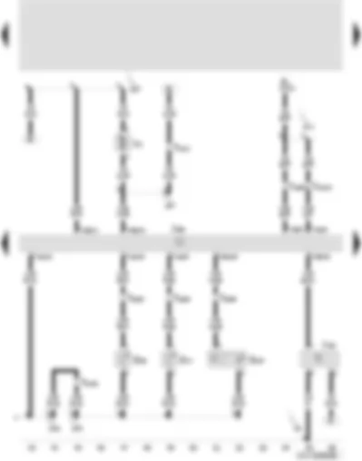 Wiring Diagram  SEAT LEON 2006 - Sunlight penetration photosensor - ambient temperature sensor - dash panel temperature sensor - fresh air blower - Climatronic control unit