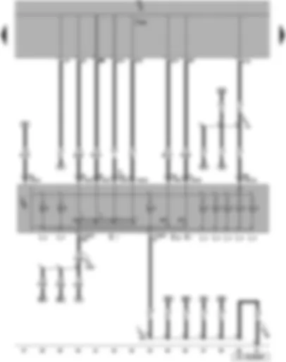 Wiring Diagram  SEAT LEON 2006 - Rear fog light switch - light switch - fog light switch - light switch illumination bulb