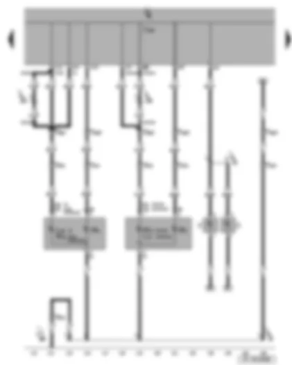 Wiring Diagram  SEAT LEON 2006 - Left and right reversing light bulb - left and right tail light bulb - rear left and right fog light bulbs - number plate light