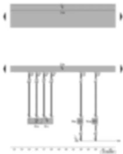 Wiring Diagram  SEAT LEON 2006 - Activated charcoal filter system solenoid valve 1 - intake air temperature sender - variable intake manifold change-over valve