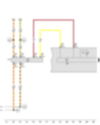 Wiring Diagram  SEAT LEON 2010 - Control unit in dash panel insert - Data bus diagnostic interface