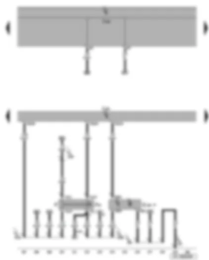 Wiring Diagram  SEAT LEON 2006 - Brake light switch - clutch position sender - Motronic control unit