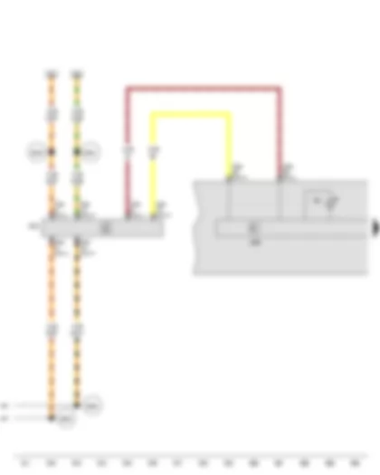 Wiring Diagram  SEAT LEON 2009 - Control unit in dash panel insert - Data bus diagnostic interface