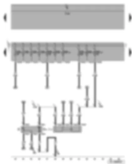 Wiring Diagram  SEAT LEON 2006 - Fuel pump - fuel pump relay - fuel gauge sender