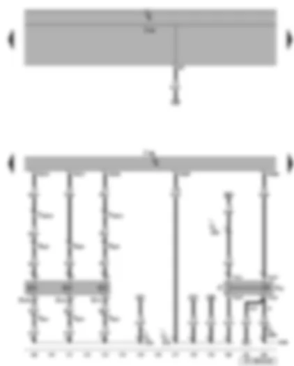 Wiring Diagram  SEAT LEON 2006 - Diesel direct injection system control unit - brake light switch - cruise control system brake pedal switch - exhaust gas recirculation valve - charge pressure control solenoid valve - exhaust gas recirculation cooler change-over valve