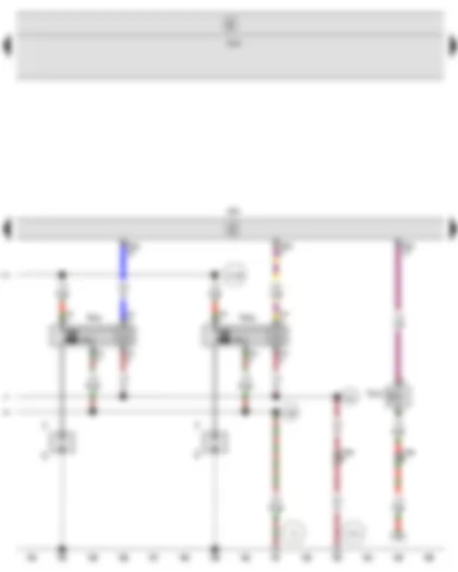 Wiring Diagram  SEAT LEON 2009 - Engine control unit - Fuel pressure regulating valve - Ignition coil 3 with output stage - Ignition coil 4 with output stage - Spark plug connector - Spark plugs