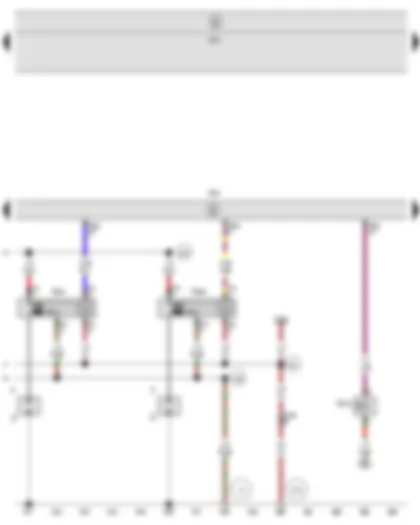 Wiring Diagram  SEAT LEON 2009 - Engine control unit - Fuel pressure regulating valve - Ignition coil 3 with output stage - Ignition coil 4 with output stage - Spark plug connector - Spark plugs