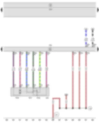 Wiring Diagram  SEAT LEON 2009 - Throttle valve module - Engine control unit