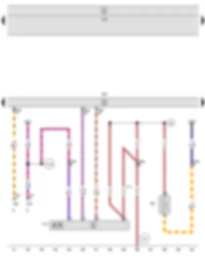 Wiring Diagram  SEAT LEON 2009 - Engine control unit - Intake manifold preheating heater element - Intake manifold flap motor