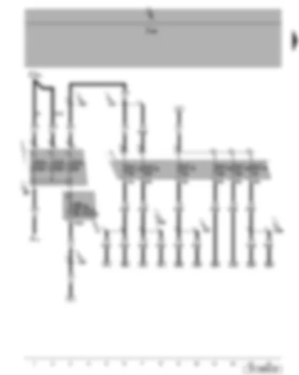 Wiring Diagram  SEAT LEON 2006 - Onboard supply control unit - fuses