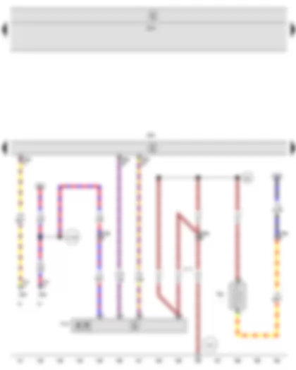 Wiring Diagram  SEAT LEON 2009 - Engine control unit - Intake manifold preheating heater element - Intake manifold flap motor