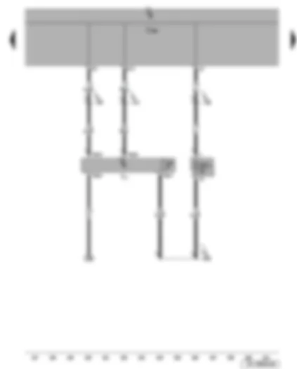 Wiring Diagram  SEAT LEON 2006 - Onboard supply control unit - automatic anti-dazzle interior mirror