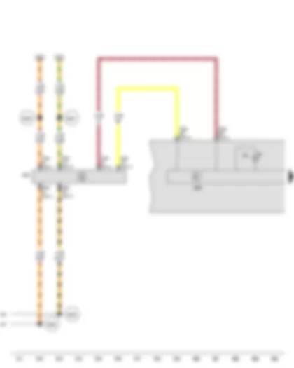 Wiring Diagram  SEAT LEON 2009 - Control unit in dash panel insert - Data bus diagnostic interface