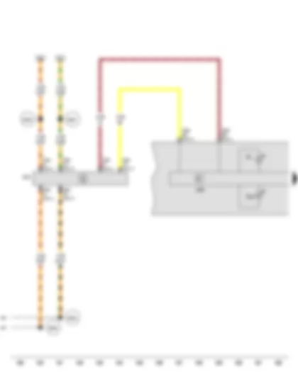 Wiring Diagram  SEAT LEON 2009 - Control unit in dash panel insert - Data bus diagnostic interface