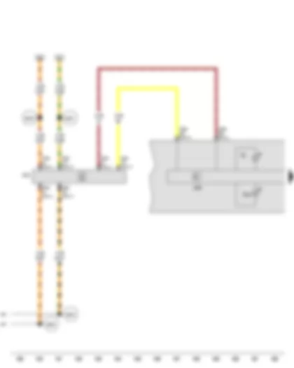 Wiring Diagram  SEAT LEON 2009 - Control unit in dash panel insert - Data bus diagnostic interface