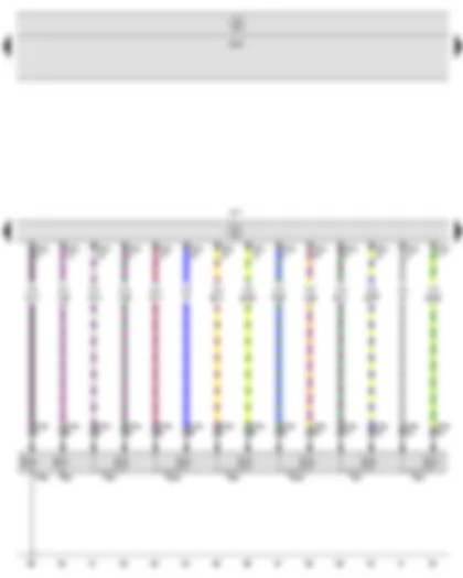 Wiring Diagram  SEAT LEON 2009 - Automatic gearbox control unit - Onboard supply control unit - Solenoid valve 1 - Solenoid valve 2 - Solenoid valve 3 - Solenoid valve 4 - Solenoid valve 5 - Solenoid valve 6 - Solenoid valve 9 - Solenoid valve 10