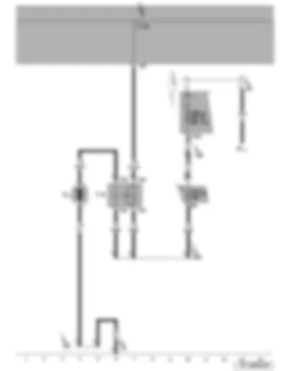 Wiring Diagram  SEAT LEON 2006 - Headlight washer system relay - fuses - headlight washer system pump