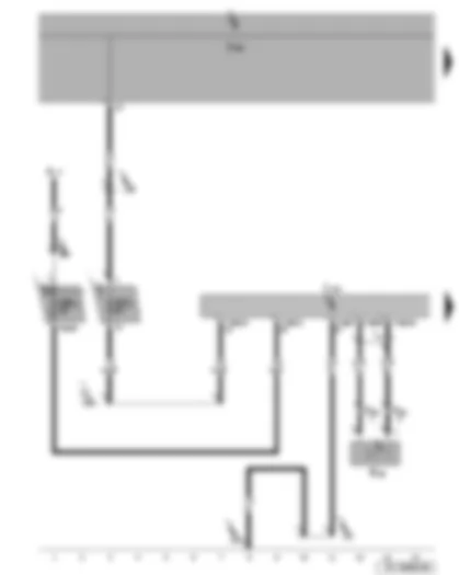 Wiring Diagram  SEAT LEON 2006 - Mobile telephone operating electronics control unit - onboard supply control unit - telephone microphone