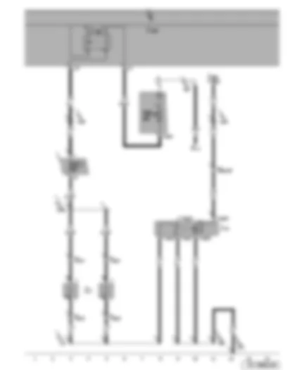 Wiring Diagram  SEAT LEON 2006 - Heated windscreen relay - heated windscreen