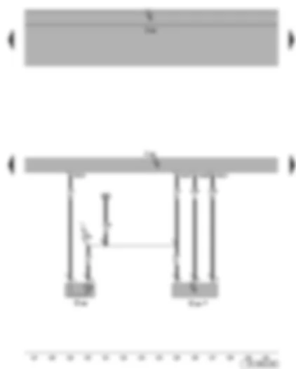 Wiring Diagram  SEAT LEON 2006 - Motronic control unit - brake servo pressure sensor - intake air temperature sender 2