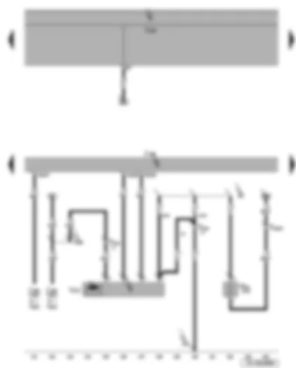 Wiring Diagram  SEAT LEON 2006 - Intake manifold flap motor - intake manifold preheating heater element - diesel direct injection system control unit