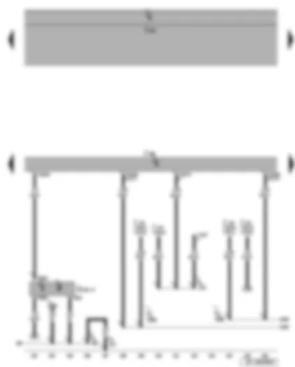 Wiring Diagram  SEAT LEON 2006 - Diagnosis connection - clutch position sender - diesel direct injection system control unit