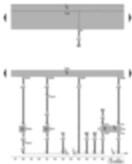 Wiring Diagram  SEAT LEON 2006 - Brake light switch - charge pressure control solenoid valve - diesel direct injection system control unit - exhaust gas recirculation cooler change-over valve