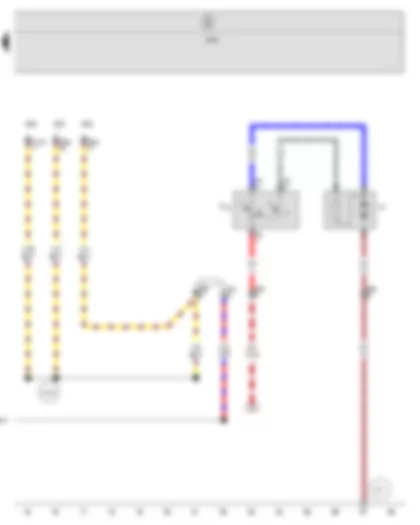 Wiring Diagram  SEAT LEON 2012 - Radiator fan thermal switch - Radiator fan
