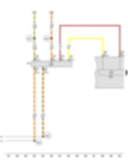 Wiring Diagram  SEAT LEON 2010 - Control unit in dash panel insert - Data bus diagnostic interface