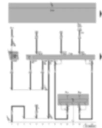 Wiring Diagram  SEAT LEON 2006 - Control unit with display for radio and navigation system - aerial - GPS aerial